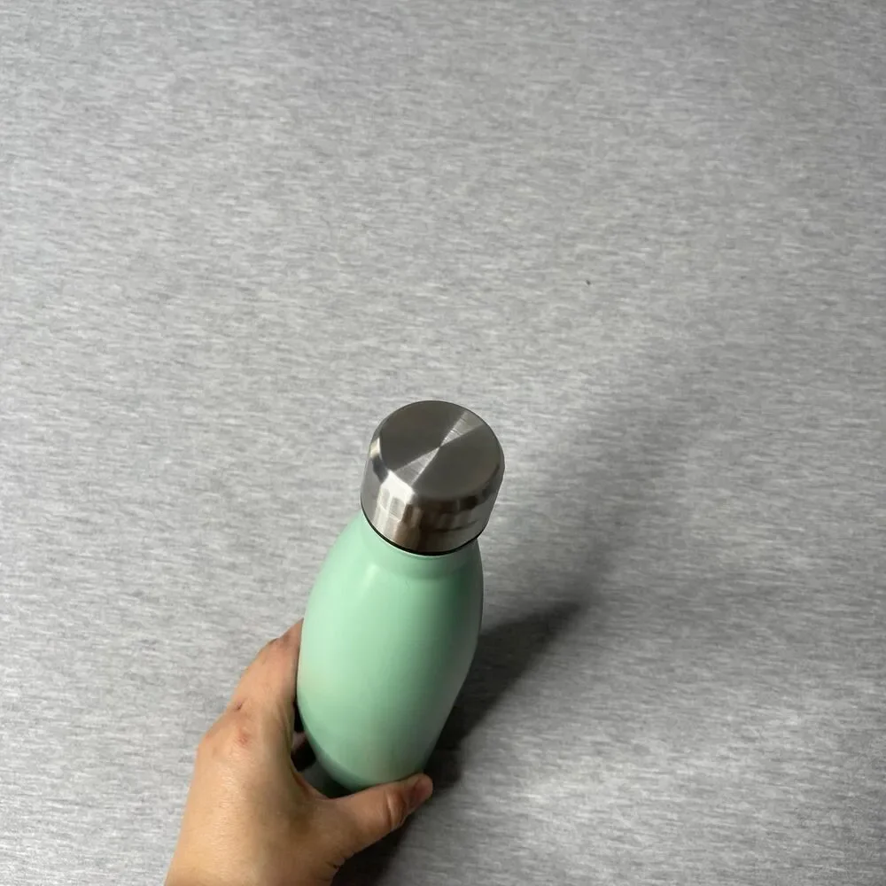 Stainless Steel 24 Oz. Mint Green Slim Water Bottle